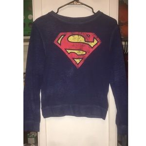 Superman Crop Top